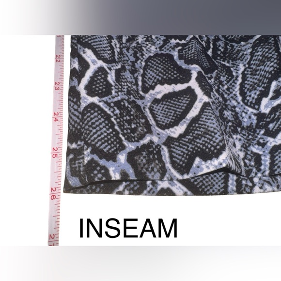 1X Nina Parker Snakeskin Print Trousers NWOT - Picture 6 of 9